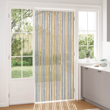 Zavjesa protiv insekata Chenille, 100 x 220 cm, siva i bež