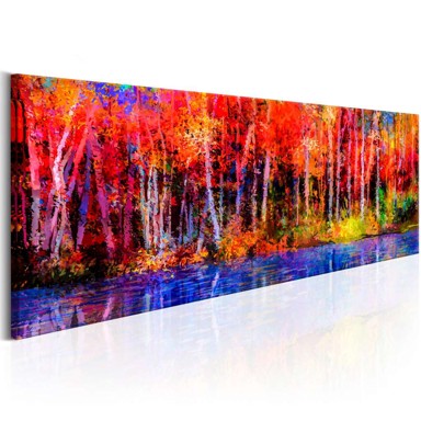 Slika Colorful Autumn Trees 135x45