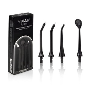 VITAMMY Set nastavaka za oralni tuš Hydra, crni