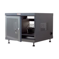 TECHLY Ormar za punjenje prijenosnika i tableta, za 14 uređaja, 16 AC utičnica