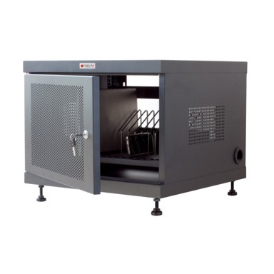 TECHLY Ormar za punjenje prijenosnika i tableta, za 14 uređaja, 16 AC utičnica