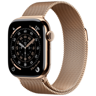 APPLE Watch Series 11 5G, 42mm, zlatna, zlatna Milanaise narukvica, S/M