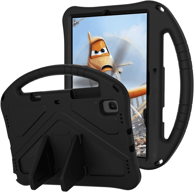 NIKCORP Silikonska zaštitna maska za iPad Mini 6 (2021) s ugrađenim postoljem otporna na udarce i ogrebotine, crna