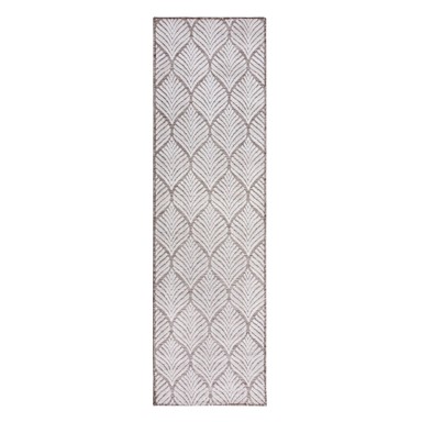 FLAIR RUGS Unutarnji i vanjski tepih Elm Leaf 66x230 cm, slonovača