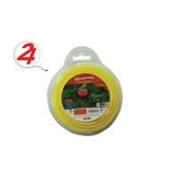 DAEWOO Najlonska nit za trimer, kockasta, 2,4x15 m