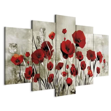 Slika Scarlet Field, 200x100 cm