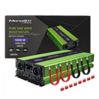 QOLTEC Auto inverter Monolith 5000 W, zeleni