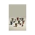 VILLA COLLECTION Plave šalice u setu 4 kom za espresso od kamenine 100 ml Hela