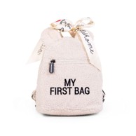 CHILDHOME Ruksak My First Bag Teddy, bijeli