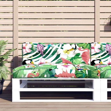Jastuci za palete 2 kom 120x80x12 cm, šarena