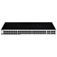 D-LINK Switch DGS-1210-52, pametni gigabitni, 48x 10/100/1000Base-T, 4x SFP, VLAN, QoS, rackmount