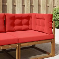 Jastuk za vanjsku sofu set 3 kom, 80 x 80 cm, crveni