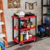 HOMESTAR Kolica za alat s 3 razine, 70,5 x 35 x 82,5 cm, crvena