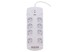 WELL Prenaponska zaštita EXTS-8S3M, 8 utičnica 230V, 4x USB, 3m