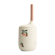 LIEWOOD Čaša sa slamkom Peach 230 ml, ružičasta