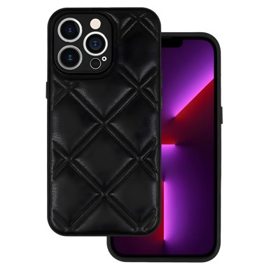 Kožna zaštitna maska 3D KP25464, Tip 1, za Xiaomi Redmi 9A, crna