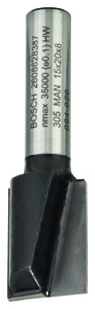 BOSCH Glodalo za utore Standard for Wood, 2 oštrice