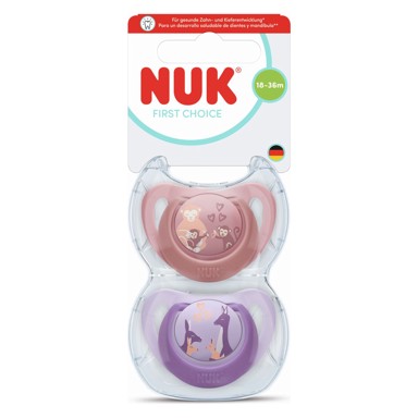 NUK Duda varalica silikon First Choice 18-36 m 2 kom sort