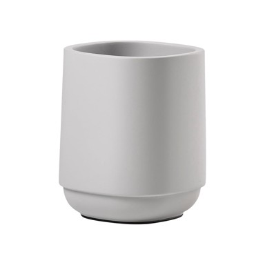 ZONE Svijetlo siva betonska čašica za četkicu za zube Time