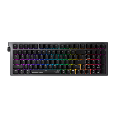 ASUS Gaming tipkovnica ROG Strix Morph 96, bežična, mehanička, RGB, Bluetooth, crna
