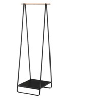  YAMAZAKI Crni metalni stalak za odjeću Tower