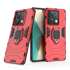LENUO Maskica Armor za Redmi Note 13 5G, crvena