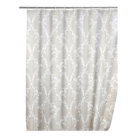 WENKO Siva zavjesa za tuš sa završnom obradom protiv plijesni Baroque, 180 x 200 cm