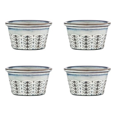 LADELLE Zdjelice u setu 4 kom od kamenine, Lorson, svijetlosiva