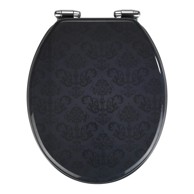 WENKO Sjedalo za toalet s lakim zatvaranjem Bellevue, 42,5 x 35,5 cm