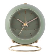 KARLSSON Budilica Globe ø 9,5 cm, prirodna