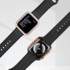 Futrola 2u1 s kaljenim staklom za Apple Watch 4/5/6/SE 44 mm, ružičasto zlatna