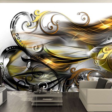 Samoljepljiva foto tapeta Gold expression 294x210
