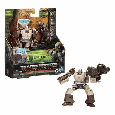 HASBRO GAMES Transformers - Uspon zvijeri Wheeljack i Rhinox transformacija i naoružavanje