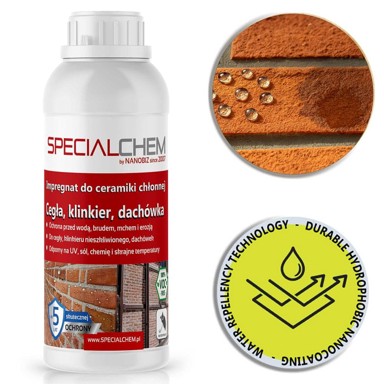 SPECIALCHEM impregnacija za upijajuću keramiku, ciglu, klinker i crijep, 5 l