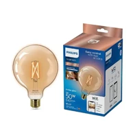 PHILIPS Smart Žarulja, E27, WFB, 50W, G125, 920-50, AMB