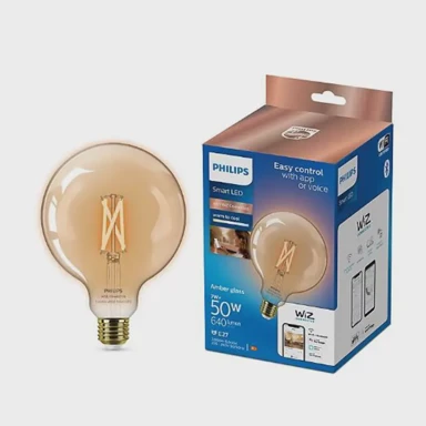 PHILIPS Smart Žarulja, E27, WFB, 50W, G125, 920-50, AMB