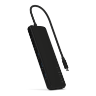 SATECHI Adapter USB-C 13u1, Triple Display Multiport, crni