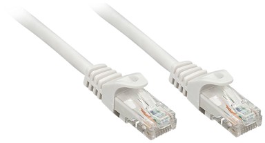 LINDY Mrežni kabel RJ45, Cat.6 U/UTP, 3 m, sivi
