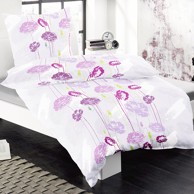 Posteljina print Flores Pollycotton 200x200 cm