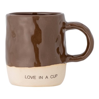 BLOOMINGVILLE Smeđa šalica od kamenine 335 ml Neo 