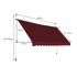 NORTHIX Balkonska tenda uvlačna, 400 cm, crvena