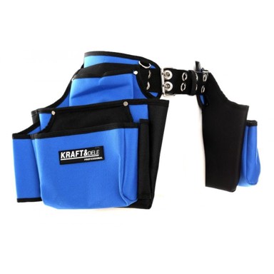 KRAFT&DELE Pojasni remen za alat, kuka čekića, 19 džepa