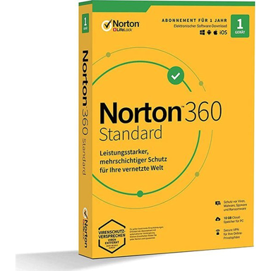NORTON 360 Standard, 1 licenca, 1 godina