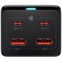 BASEUS Produžna utičnica/punjač GAN3 PRO DESK 2X USB-A/2X USB-C i Kabel C-C 100W