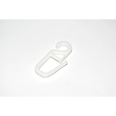 Karniša kvačice bijele 1 paket = 25 kom