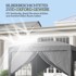 HOMESTAR Paviljon 295 x 295 x 258 cm, sivi