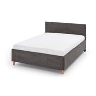 MEISE MÖBEL Antracitno sivi dječji krevet s prostorom za pohranu 140x200 cm Cool