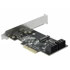 DELOCK Adapter, 4P SATA i 1x M.2 PCIe x4, LP