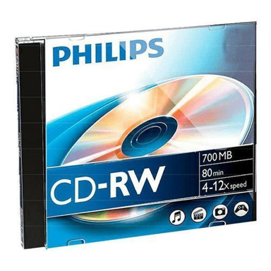 PHILIPS CD-RW, 700 MB, 10 kom