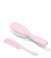 BABYONO Četka i češalj za kosu Supersoft, rozi
